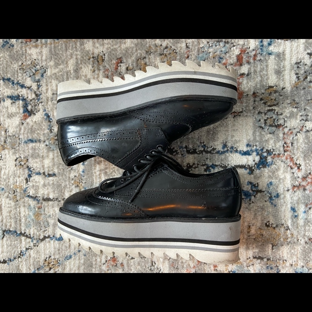 Jeffrey Campbell Brogue Platform Sneakers